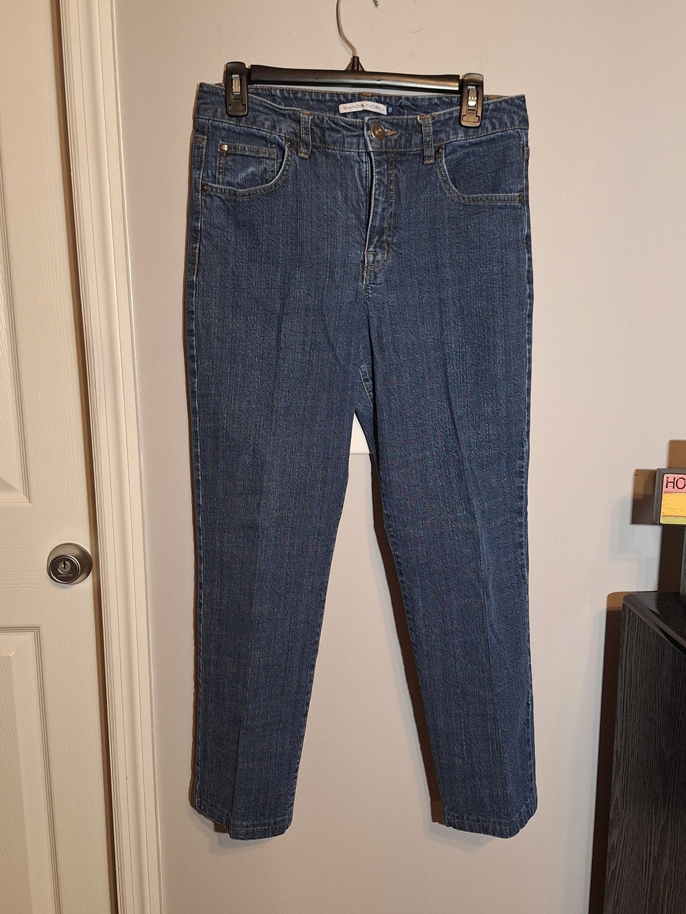 Bandolinoblu Mandie Dark Blue Women's Classic Straight-Leg Cotton Denim Jeans